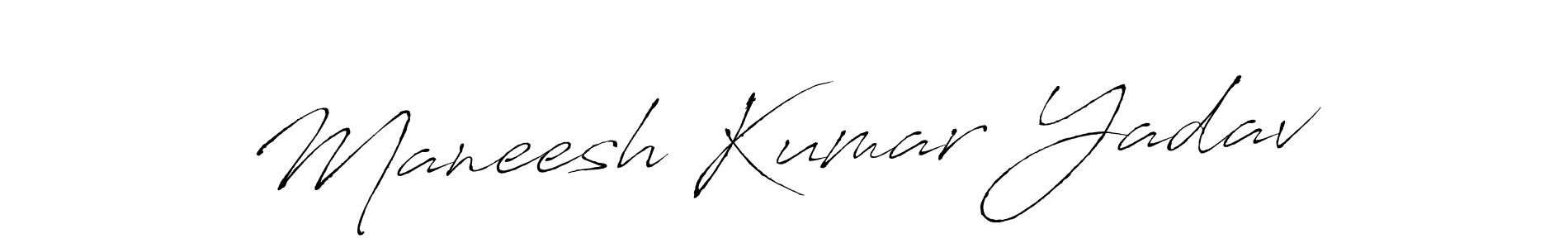 Use a signature maker to create a handwritten signature online. With this signature software, you can design (Antro_Vectra) your own signature for name Maneesh Kumar Yadav. Maneesh Kumar Yadav signature style 6 images and pictures png