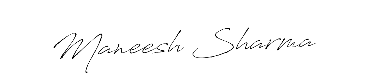 Maneesh Sharma stylish signature style. Best Handwritten Sign (Antro_Vectra) for my name. Handwritten Signature Collection Ideas for my name Maneesh Sharma. Maneesh Sharma signature style 6 images and pictures png