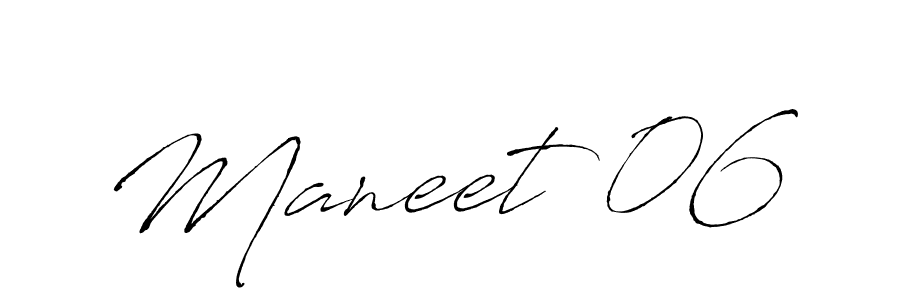 You can use this online signature creator to create a handwritten signature for the name Maneet 06. This is the best online autograph maker. Maneet 06 signature style 6 images and pictures png