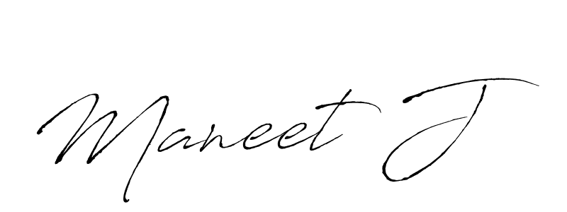 if you are searching for the best signature style for your name Maneet J. so please give up your signature search. here we have designed multiple signature styles  using Antro_Vectra. Maneet J signature style 6 images and pictures png