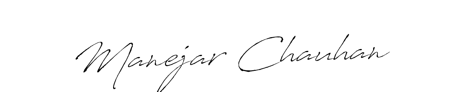 Make a short Manejar Chauhan signature style. Manage your documents anywhere anytime using Antro_Vectra. Create and add eSignatures, submit forms, share and send files easily. Manejar Chauhan signature style 6 images and pictures png