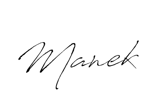 Create a beautiful signature design for name Manek. With this signature (Antro_Vectra) fonts, you can make a handwritten signature for free. Manek signature style 6 images and pictures png