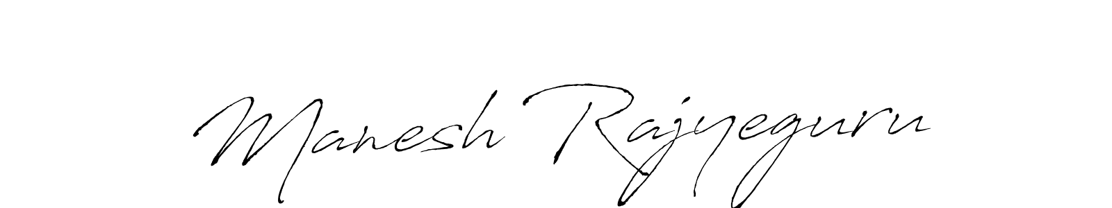 Use a signature maker to create a handwritten signature online. With this signature software, you can design (Antro_Vectra) your own signature for name Manesh Rajyeguru. Manesh Rajyeguru signature style 6 images and pictures png