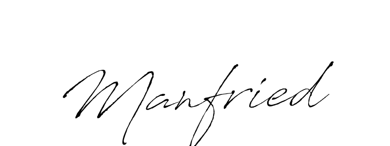 Manfried stylish signature style. Best Handwritten Sign (Antro_Vectra) for my name. Handwritten Signature Collection Ideas for my name Manfried. Manfried signature style 6 images and pictures png