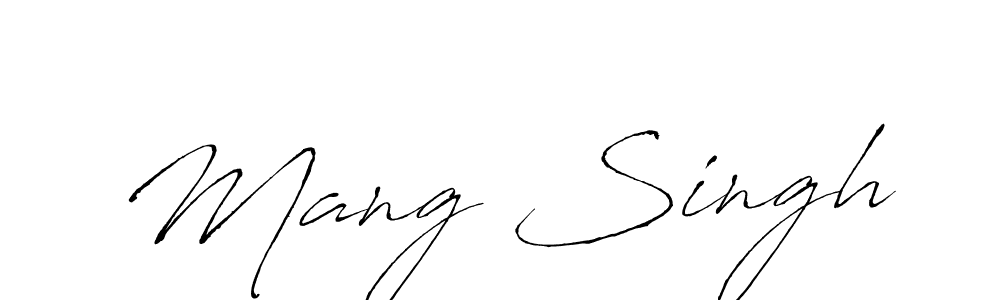 Also we have Mang Singh name is the best signature style. Create professional handwritten signature collection using Antro_Vectra autograph style. Mang Singh signature style 6 images and pictures png