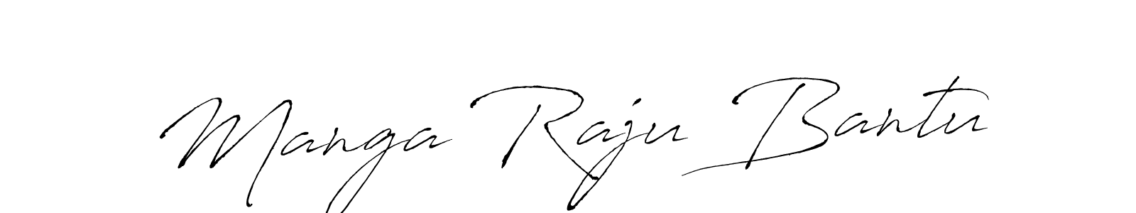 Also You can easily find your signature by using the search form. We will create Manga Raju Bantu name handwritten signature images for you free of cost using Antro_Vectra sign style. Manga Raju Bantu signature style 6 images and pictures png