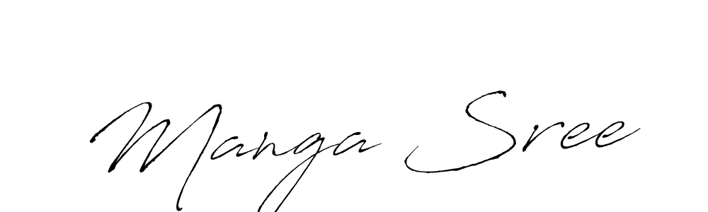 The best way (Antro_Vectra) to make a short signature is to pick only two or three words in your name. The name Manga Sree include a total of six letters. For converting this name. Manga Sree signature style 6 images and pictures png