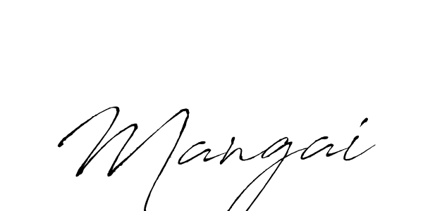 Use a signature maker to create a handwritten signature online. With this signature software, you can design (Antro_Vectra) your own signature for name Mangai. Mangai signature style 6 images and pictures png