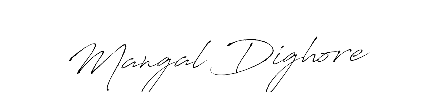 Also You can easily find your signature by using the search form. We will create Mangal Dighore name handwritten signature images for you free of cost using Antro_Vectra sign style. Mangal Dighore signature style 6 images and pictures png