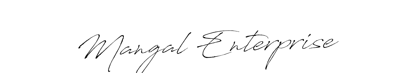 Also we have Mangal Enterprise name is the best signature style. Create professional handwritten signature collection using Antro_Vectra autograph style. Mangal Enterprise signature style 6 images and pictures png