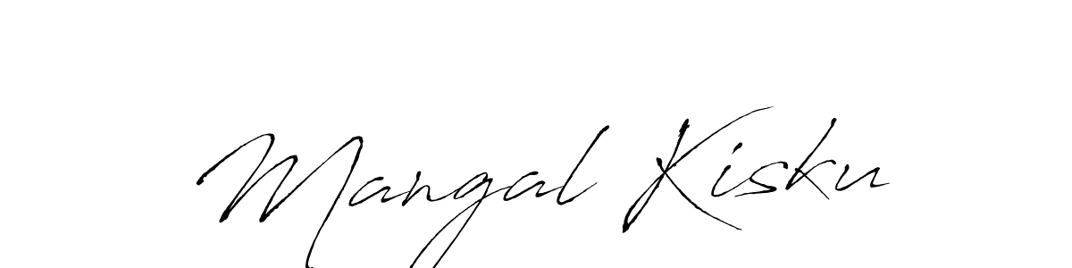 How to make Mangal Kisku name signature. Use Antro_Vectra style for creating short signs online. This is the latest handwritten sign. Mangal Kisku signature style 6 images and pictures png