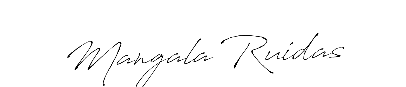 You should practise on your own different ways (Antro_Vectra) to write your name (Mangala Ruidas) in signature. don't let someone else do it for you. Mangala Ruidas signature style 6 images and pictures png