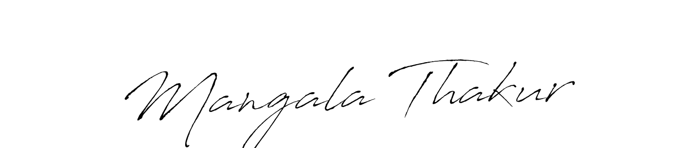 Mangala Thakur stylish signature style. Best Handwritten Sign (Antro_Vectra) for my name. Handwritten Signature Collection Ideas for my name Mangala Thakur. Mangala Thakur signature style 6 images and pictures png