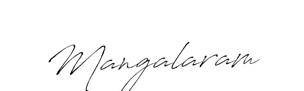 Make a beautiful signature design for name Mangalaram. With this signature (Antro_Vectra) style, you can create a handwritten signature for free. Mangalaram signature style 6 images and pictures png