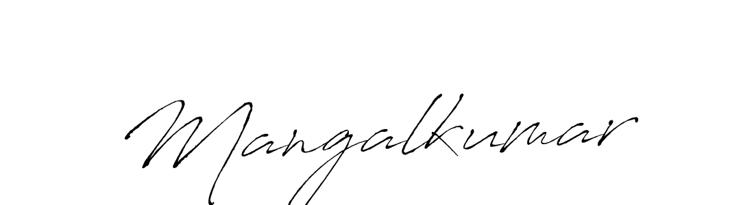 Mangalkumar stylish signature style. Best Handwritten Sign (Antro_Vectra) for my name. Handwritten Signature Collection Ideas for my name Mangalkumar. Mangalkumar signature style 6 images and pictures png