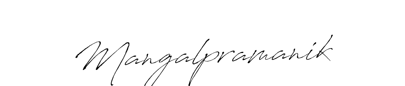 Create a beautiful signature design for name Mangalpramanik. With this signature (Antro_Vectra) fonts, you can make a handwritten signature for free. Mangalpramanik signature style 6 images and pictures png