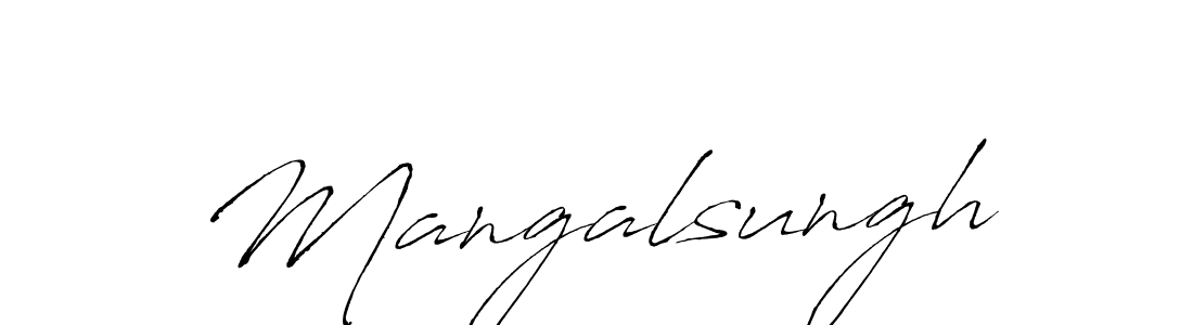 Make a beautiful signature design for name Mangalsungh. With this signature (Antro_Vectra) style, you can create a handwritten signature for free. Mangalsungh signature style 6 images and pictures png