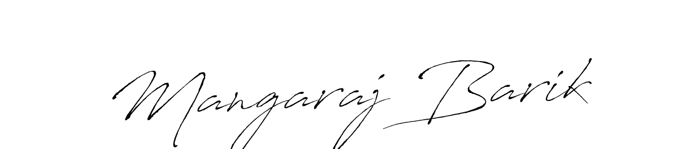 Design your own signature with our free online signature maker. With this signature software, you can create a handwritten (Antro_Vectra) signature for name Mangaraj Barik. Mangaraj Barik signature style 6 images and pictures png