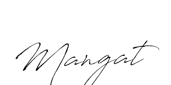 Mangat stylish signature style. Best Handwritten Sign (Antro_Vectra) for my name. Handwritten Signature Collection Ideas for my name Mangat. Mangat signature style 6 images and pictures png