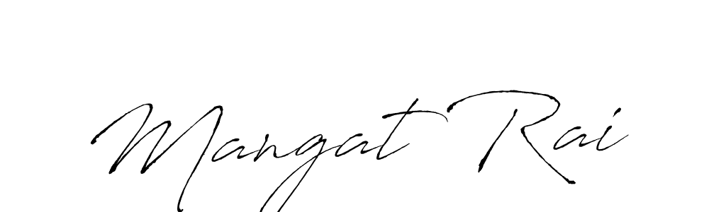 Mangat Rai stylish signature style. Best Handwritten Sign (Antro_Vectra) for my name. Handwritten Signature Collection Ideas for my name Mangat Rai. Mangat Rai signature style 6 images and pictures png