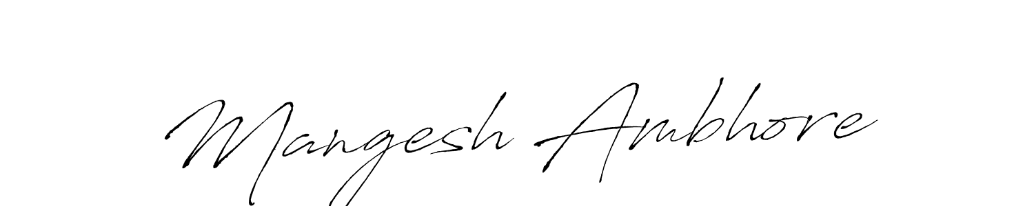 Make a beautiful signature design for name Mangesh Ambhore. Use this online signature maker to create a handwritten signature for free. Mangesh Ambhore signature style 6 images and pictures png