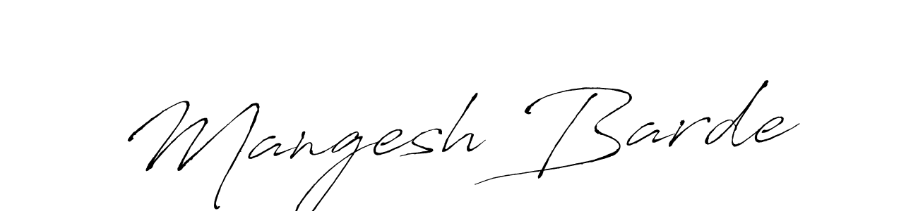 How to make Mangesh Barde signature? Antro_Vectra is a professional autograph style. Create handwritten signature for Mangesh Barde name. Mangesh Barde signature style 6 images and pictures png