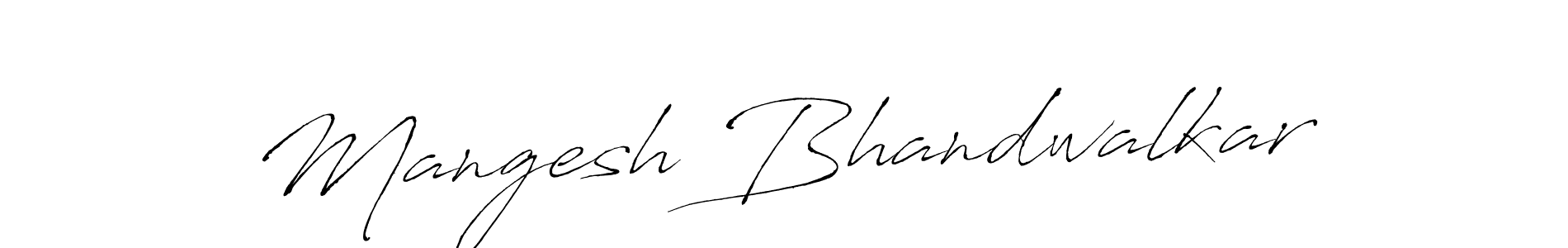 Design your own signature with our free online signature maker. With this signature software, you can create a handwritten (Antro_Vectra) signature for name Mangesh Bhandwalkar. Mangesh Bhandwalkar signature style 6 images and pictures png