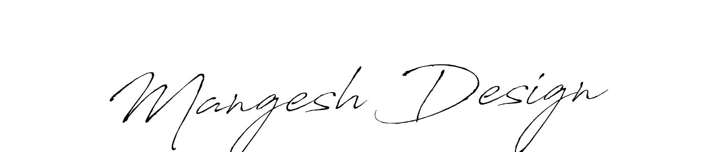 Once you've used our free online signature maker to create your best signature Antro_Vectra style, it's time to enjoy all of the benefits that Mangesh Design name signing documents. Mangesh Design signature style 6 images and pictures png