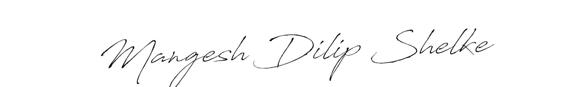 This is the best signature style for the Mangesh Dilip Shelke name. Also you like these signature font (Antro_Vectra). Mix name signature. Mangesh Dilip Shelke signature style 6 images and pictures png