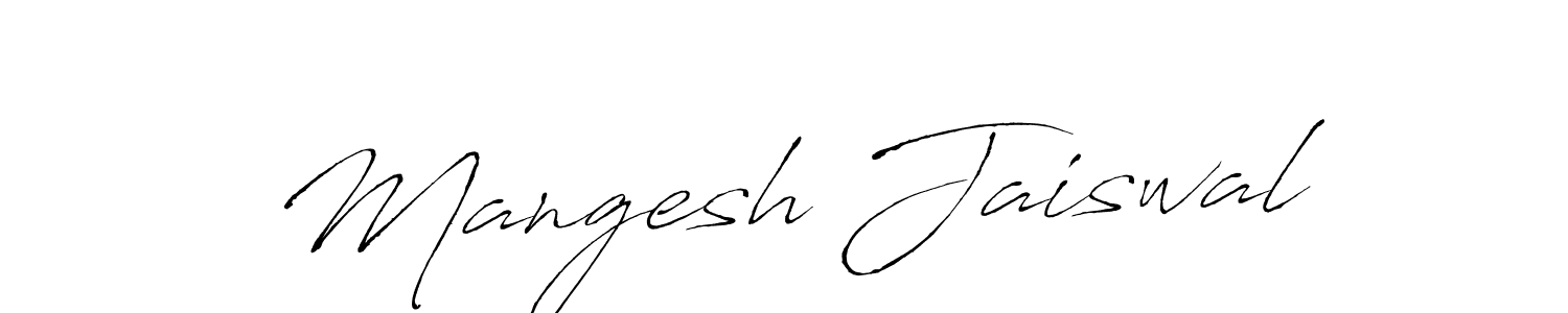 if you are searching for the best signature style for your name Mangesh Jaiswal. so please give up your signature search. here we have designed multiple signature styles  using Antro_Vectra. Mangesh Jaiswal signature style 6 images and pictures png