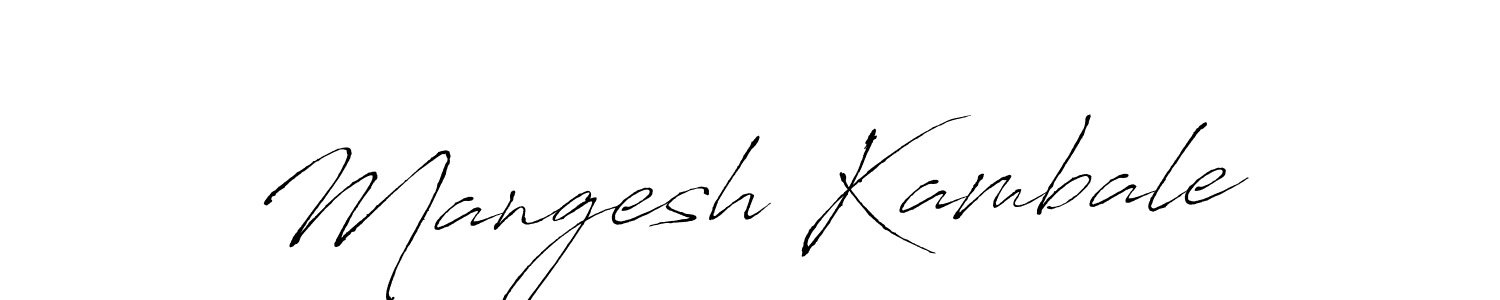 Mangesh Kambale stylish signature style. Best Handwritten Sign (Antro_Vectra) for my name. Handwritten Signature Collection Ideas for my name Mangesh Kambale. Mangesh Kambale signature style 6 images and pictures png