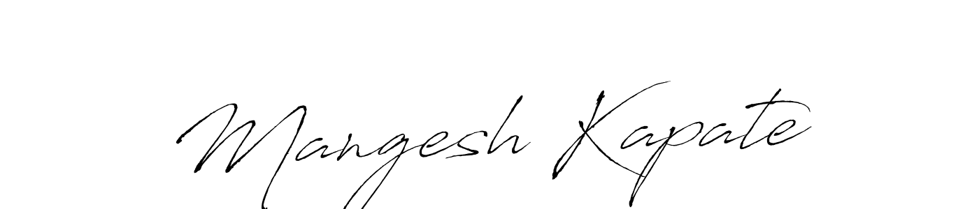 The best way (Antro_Vectra) to make a short signature is to pick only two or three words in your name. The name Mangesh Kapate include a total of six letters. For converting this name. Mangesh Kapate signature style 6 images and pictures png