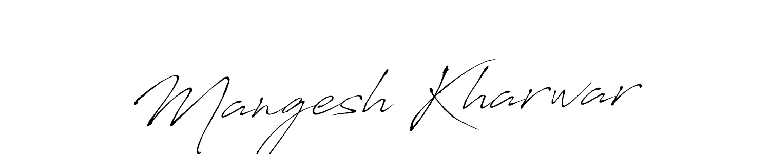 You can use this online signature creator to create a handwritten signature for the name Mangesh Kharwar. This is the best online autograph maker. Mangesh Kharwar signature style 6 images and pictures png