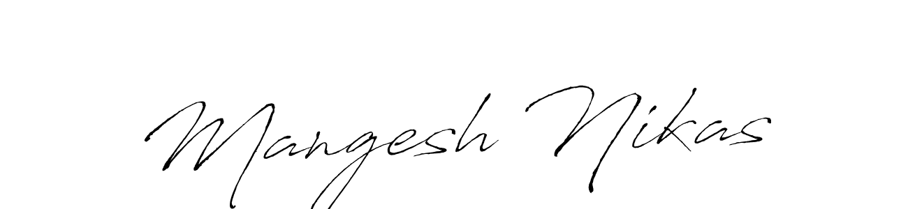 Here are the top 10 professional signature styles for the name Mangesh Nikas. These are the best autograph styles you can use for your name. Mangesh Nikas signature style 6 images and pictures png