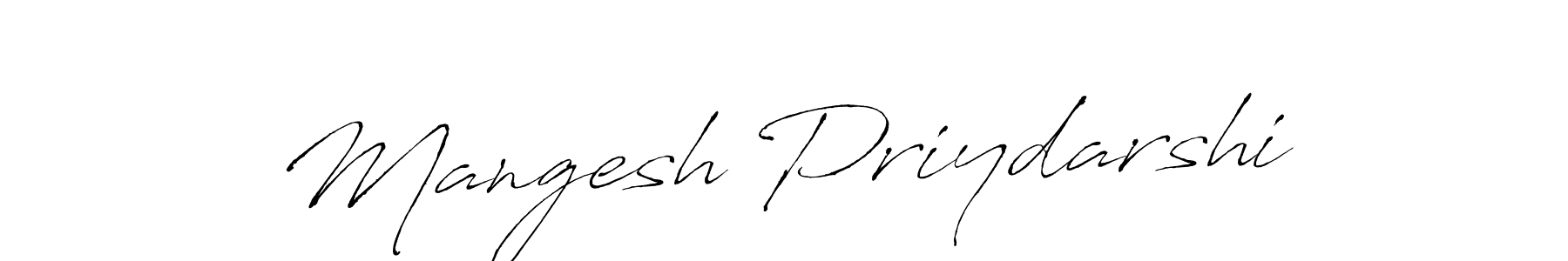 Also You can easily find your signature by using the search form. We will create Mangesh Priydarshi name handwritten signature images for you free of cost using Antro_Vectra sign style. Mangesh Priydarshi signature style 6 images and pictures png