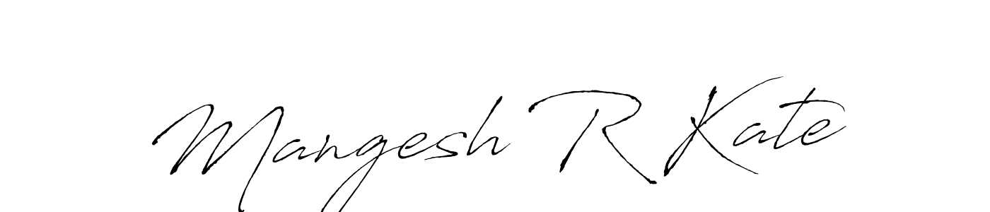 You should practise on your own different ways (Antro_Vectra) to write your name (Mangesh R Kate) in signature. don't let someone else do it for you. Mangesh R Kate signature style 6 images and pictures png