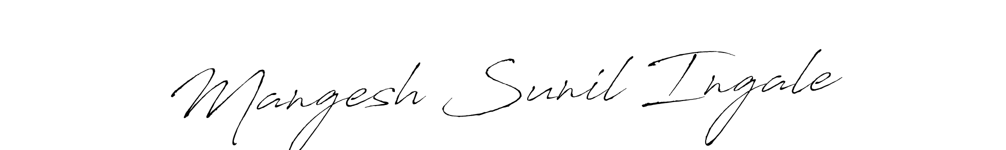 How to make Mangesh Sunil Ingale signature? Antro_Vectra is a professional autograph style. Create handwritten signature for Mangesh Sunil Ingale name. Mangesh Sunil Ingale signature style 6 images and pictures png