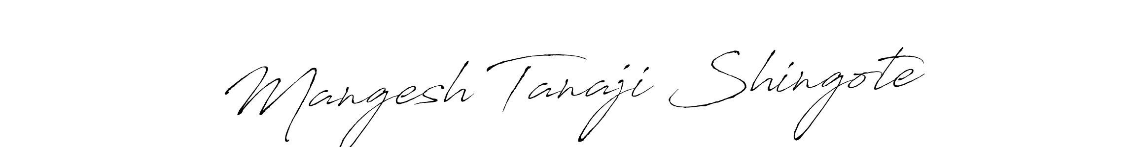 How to make Mangesh Tanaji Shingote name signature. Use Antro_Vectra style for creating short signs online. This is the latest handwritten sign. Mangesh Tanaji Shingote signature style 6 images and pictures png