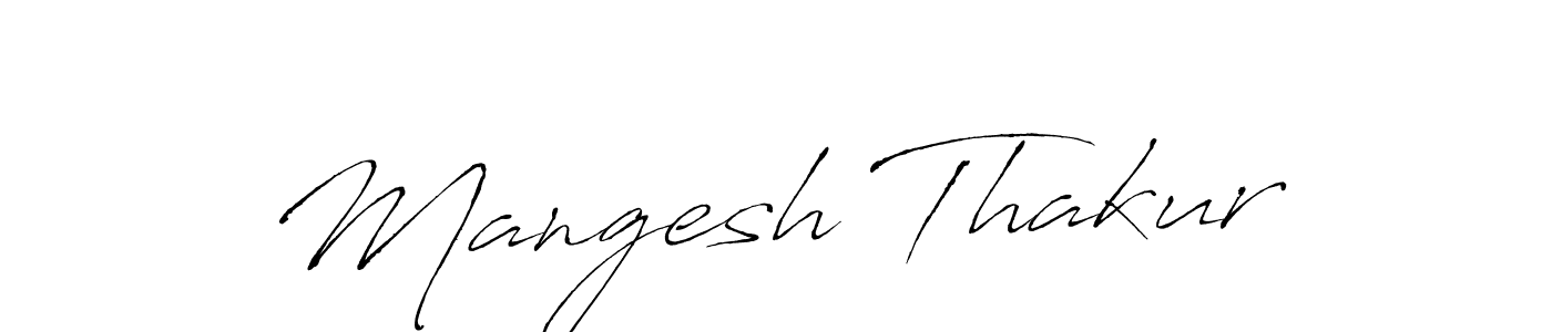 Antro_Vectra is a professional signature style that is perfect for those who want to add a touch of class to their signature. It is also a great choice for those who want to make their signature more unique. Get Mangesh Thakur name to fancy signature for free. Mangesh Thakur signature style 6 images and pictures png