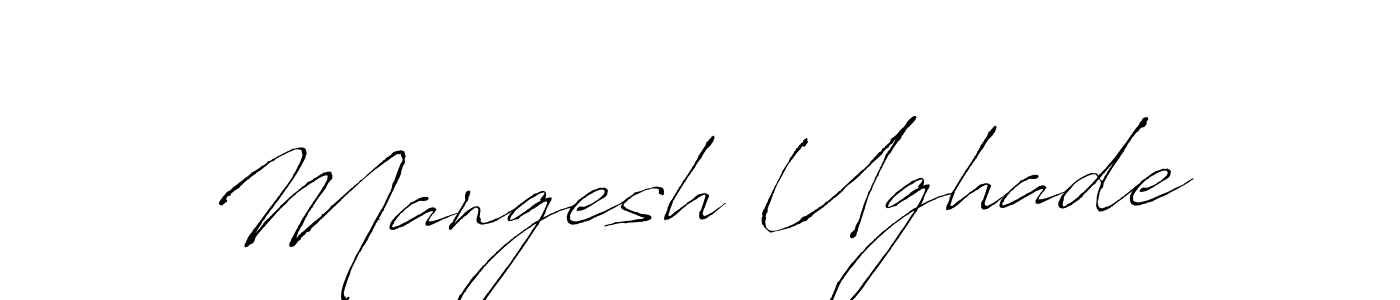 Also You can easily find your signature by using the search form. We will create Mangesh Ughade name handwritten signature images for you free of cost using Antro_Vectra sign style. Mangesh Ughade signature style 6 images and pictures png