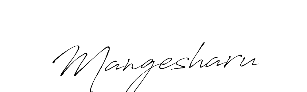 Design your own signature with our free online signature maker. With this signature software, you can create a handwritten (Antro_Vectra) signature for name Mangesharu. Mangesharu signature style 6 images and pictures png