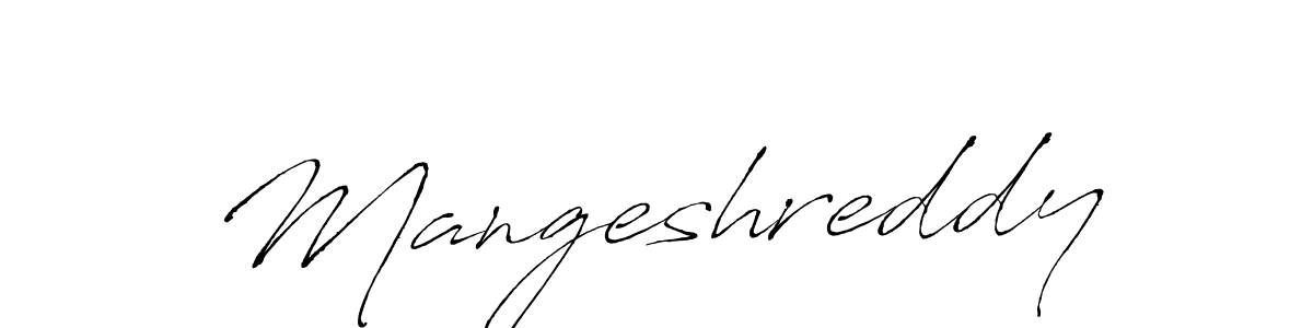 Make a beautiful signature design for name Mangeshreddy. With this signature (Antro_Vectra) style, you can create a handwritten signature for free. Mangeshreddy signature style 6 images and pictures png