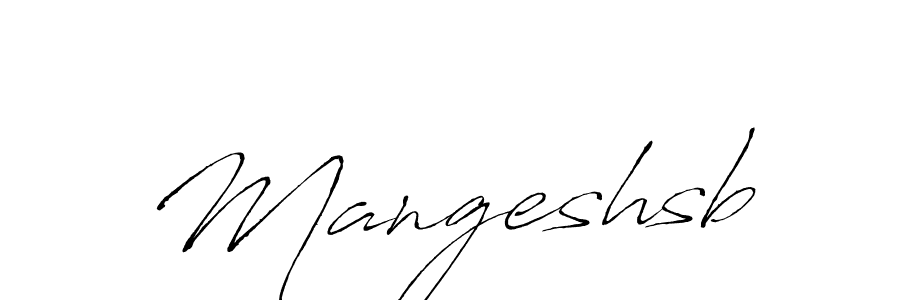 Also we have Mangeshsb name is the best signature style. Create professional handwritten signature collection using Antro_Vectra autograph style. Mangeshsb signature style 6 images and pictures png