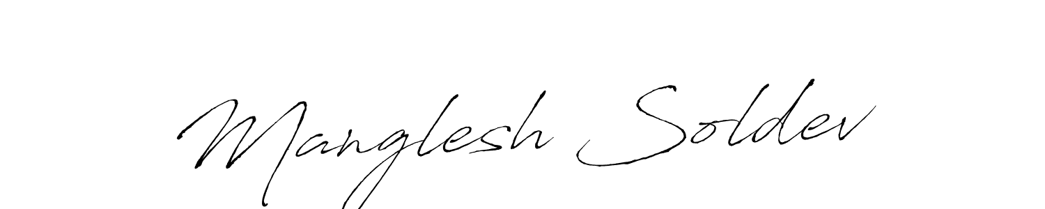How to make Manglesh Soldev signature? Antro_Vectra is a professional autograph style. Create handwritten signature for Manglesh Soldev name. Manglesh Soldev signature style 6 images and pictures png