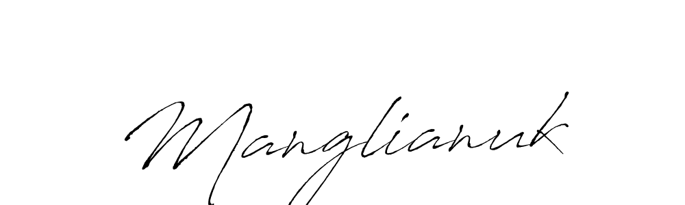 Also we have Manglianuk name is the best signature style. Create professional handwritten signature collection using Antro_Vectra autograph style. Manglianuk signature style 6 images and pictures png