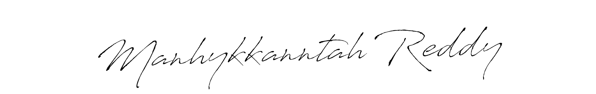 Make a beautiful signature design for name Manhykkanntah Reddy. Use this online signature maker to create a handwritten signature for free. Manhykkanntah Reddy signature style 6 images and pictures png