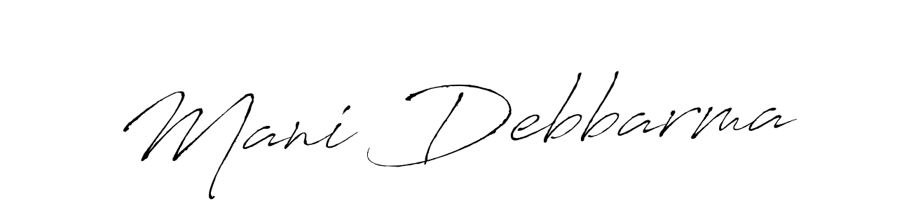 Mani Debbarma stylish signature style. Best Handwritten Sign (Antro_Vectra) for my name. Handwritten Signature Collection Ideas for my name Mani Debbarma. Mani Debbarma signature style 6 images and pictures png