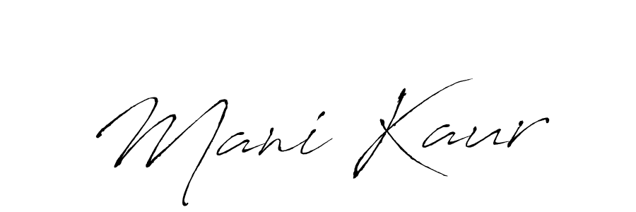 How to make Mani Kaur signature? Antro_Vectra is a professional autograph style. Create handwritten signature for Mani Kaur name. Mani Kaur signature style 6 images and pictures png