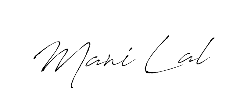 Create a beautiful signature design for name Mani Lal. With this signature (Antro_Vectra) fonts, you can make a handwritten signature for free. Mani Lal signature style 6 images and pictures png