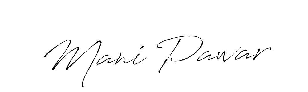 Use a signature maker to create a handwritten signature online. With this signature software, you can design (Antro_Vectra) your own signature for name Mani Pawar. Mani Pawar signature style 6 images and pictures png